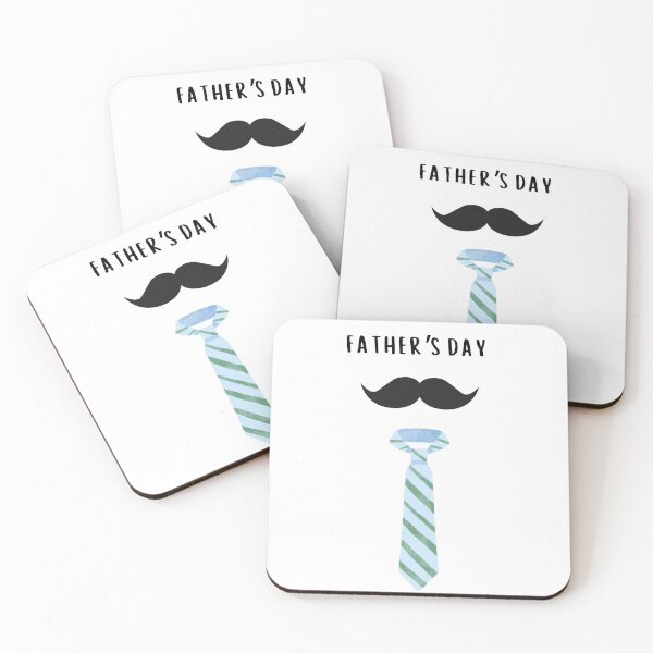 Item preview, Father's Day Best Gift for Dads with Black Mustache  designed and sold by foryourbestself.