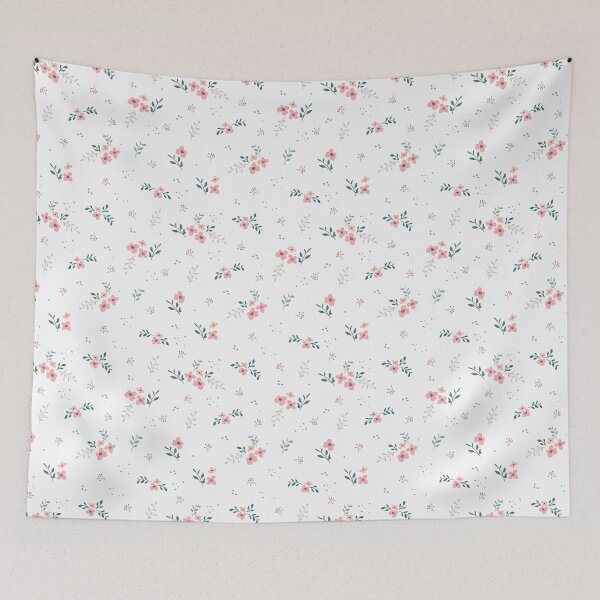 Item preview, Beautiful seamless floral pattern in white background designed and sold by Elisayuma.