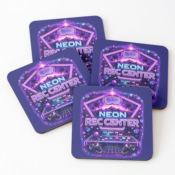 Item preview, Neon Rec Center VR Gaming Shirt – Retro Virtual Reality Gamer Aesthetic for Rec Room Players designed and sold by mocci10.