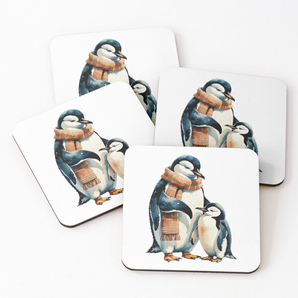 Item preview, Cute Papa Penguin And Baby Watercolor Father's Day designed and sold by AQUILAKREO.