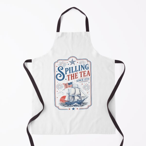 Item preview, Spilling The Tea, 4th Of July, Republican designed and sold by vintagearttee.