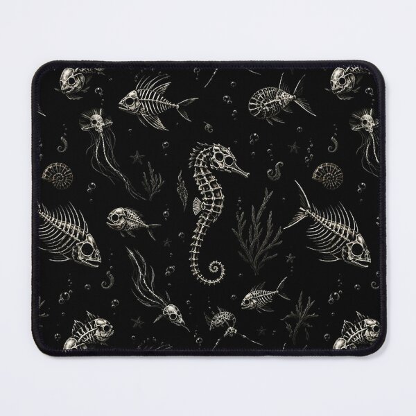 Item preview, Macabre X-Ray Ocean Skeletons & Dark Gothic Marine Life designed and sold by cabuks.