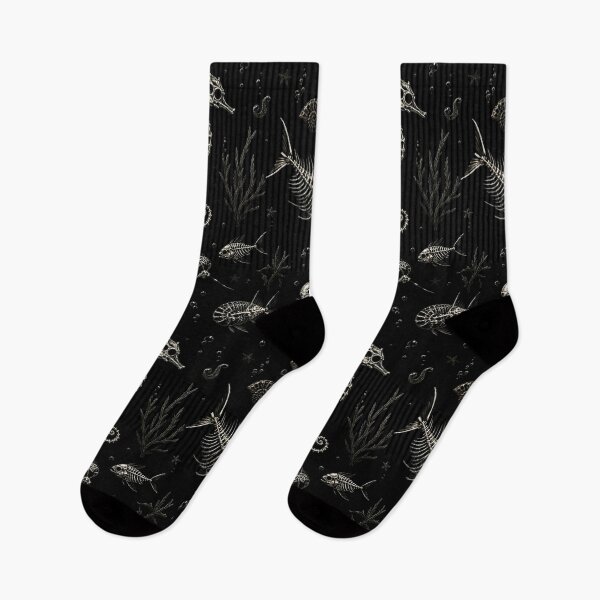 Item preview, Macabre X-Ray Ocean Skeletons & Dark Gothic Marine Life designed and sold by cabuks.