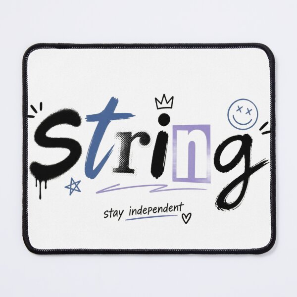 Item preview, String Stay Independent Hand Lettering Typography Design designed and sold by KUHATLIKHA.
