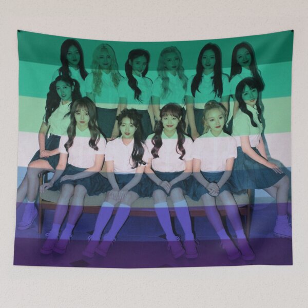 Item preview, loona ot12 mlm pride flag designed and sold by meuliasshop.