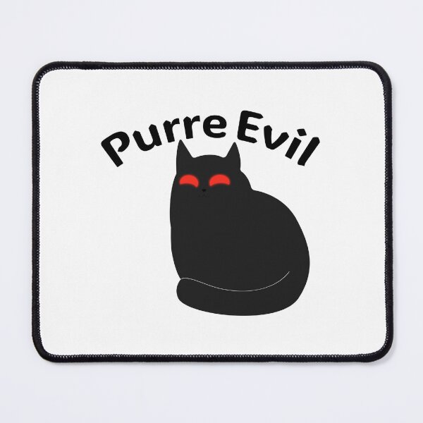 Item preview, Purre Evil Devil Cat – Exploding Kittens Inspired Funny Dark Cute Black Cat Design designed and sold by CozyLittleShop.