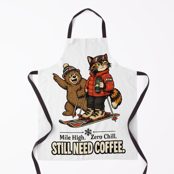 Item preview, Unbothered in Colorado — Ski Cat Mountain Humor Gift designed and sold by Martin's_Design.