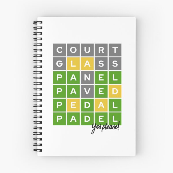 Item preview, Wordle PADEL designed and sold by Creative Kelly.