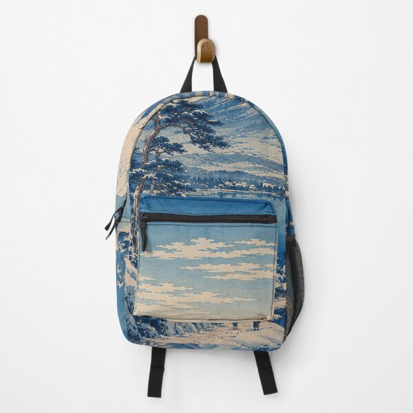 Item preview, Snow Capped Fuji – Hokusai Inspired Woodblock Print designed and sold by Hidden Japan Coloring Book.