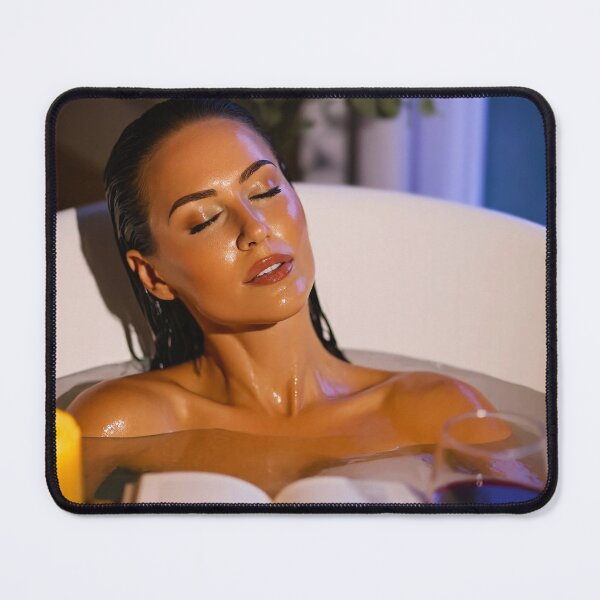 Item preview, woman relaxing in bathtub designed and sold by psychoshadow.