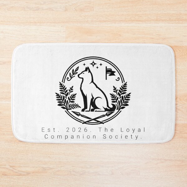 Item preview, Minimal Heritage Dog Crest Loyal Companion Society designed and sold by tineldesign.
