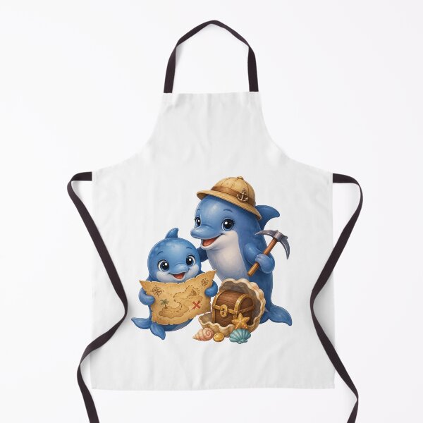 Item preview, Cute Dolphin Treasure Hunt Shirt designed and sold by Passionread.