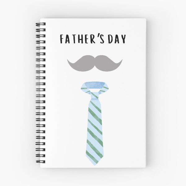 Item preview, Father's Day Best Gift for Dads with Grey Mustache and Blue Neck Tie designed and sold by foryourbestself.