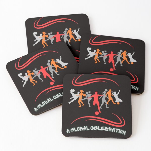 Item preview, Global Soccer Celebration Minimalist Football Players Design designed and sold by Tadeusz1.