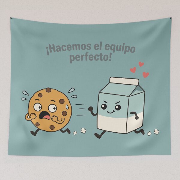 Item preview, National Cookie Day Cookie and Milk Kawaii designed and sold by charlypicazo.