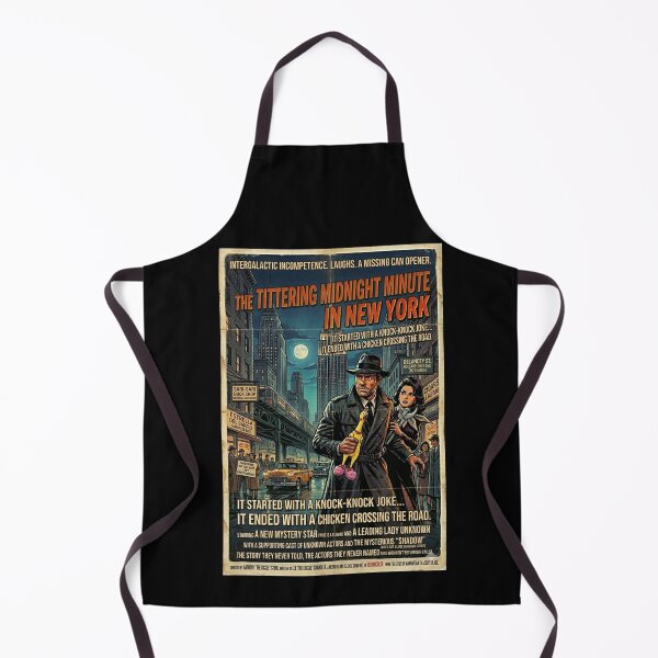 Item preview, The Tittering Midnight Minute in New York Vintage Comedy Noir Poster designed and sold by JRDG-Designs.