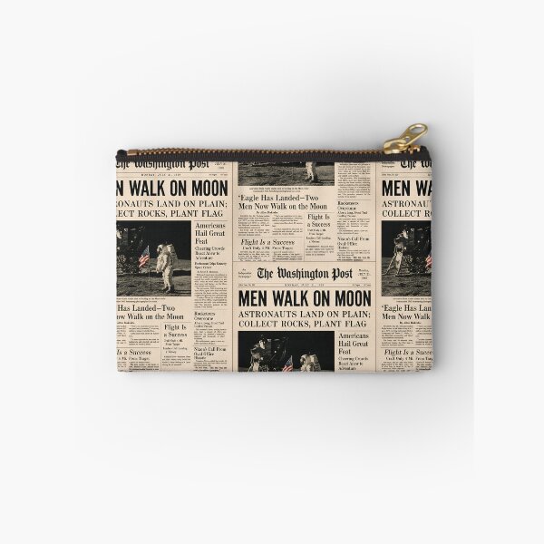 Item preview, Moon Landing: Breaking News designed and sold by Abeshinobi.