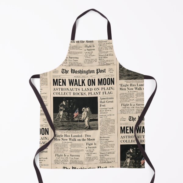 Item preview, Moon Landing: Breaking News designed and sold by Abeshinobi.