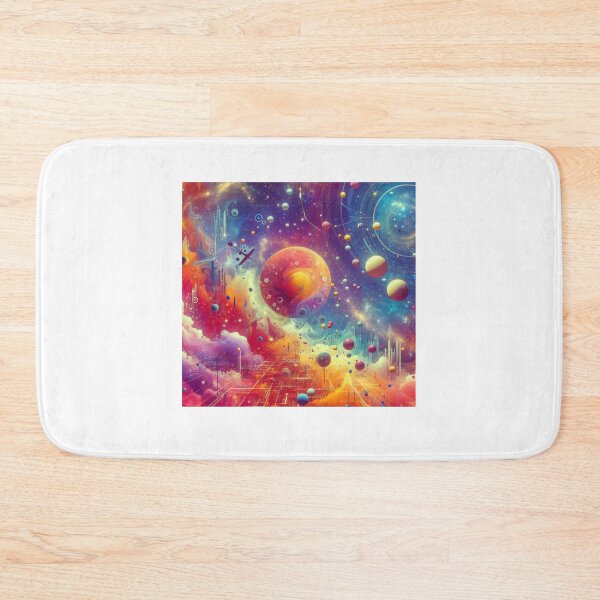 Item preview, VIBRANT AND COLORFUL INFINITE GALAXY designed and sold by Catalina Kate.