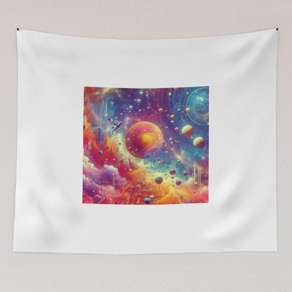 Item preview, VIBRANT AND COLORFUL INFINITE GALAXY designed and sold by Catalina Kate.