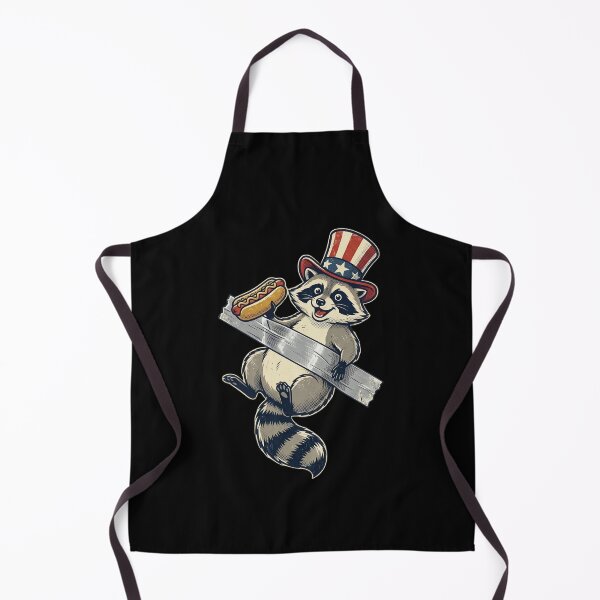 Item preview, Patriotic Raccoon America Fourth of July designed and sold by dudelinart.