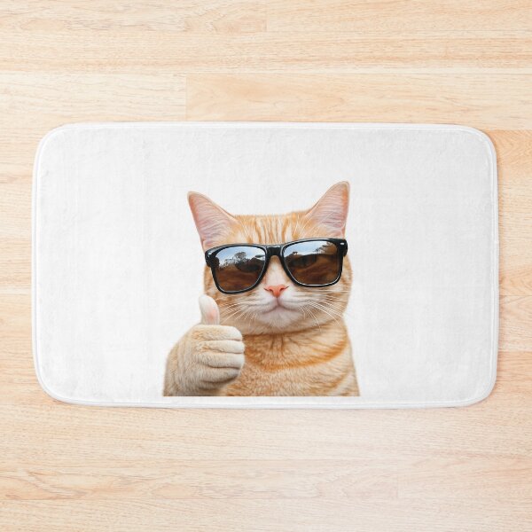 Item preview, Cool cat with thumbs up designed and sold by t-patterns.
