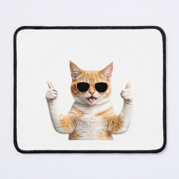 Item preview, Cool cat with thumbs up designed and sold by t-patterns.