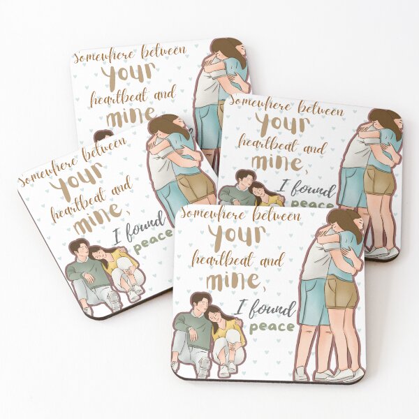 Item preview, Aesthetic couple hugging and their love expanding  designed and sold by happypanda20.