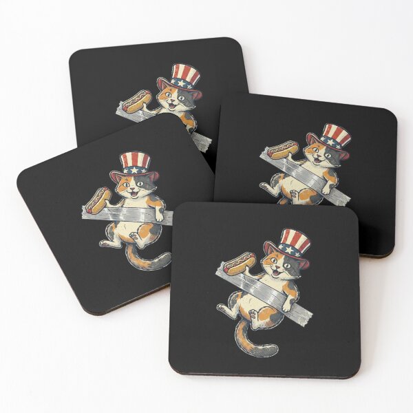 Item preview, Patriotic Calico Cat America Independence Day designed and sold by dudelinart.
