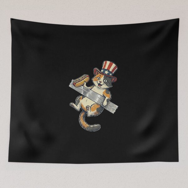 Item preview, Patriotic Calico Cat America Independence Day designed and sold by dudelinart.