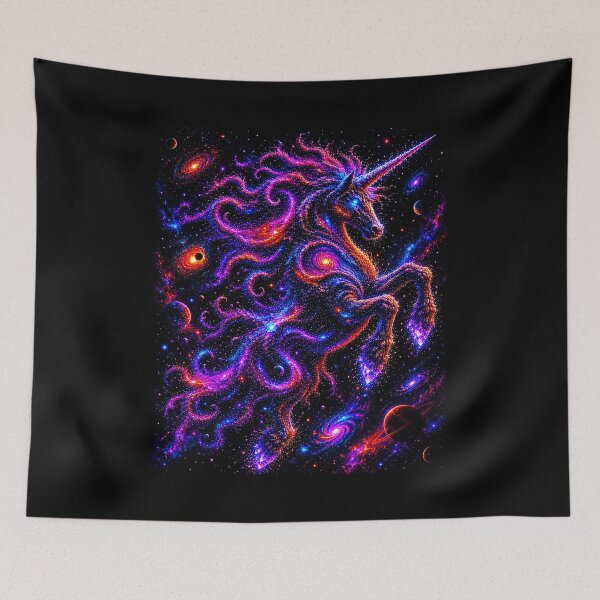 Item preview, ⚡ ELEMENTAL UNICORNS COLLECTION - COSMIC designed and sold by WheelieGdArt.