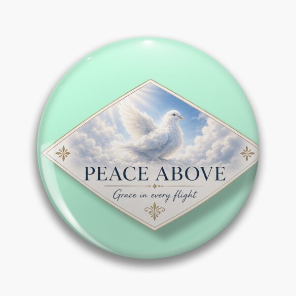 Item preview, Peace Above Grace In Every Flight White Dove Sky Clouds Light Hope Spiritual Calm Faith Harmony designed and sold by MarZeDesigns .