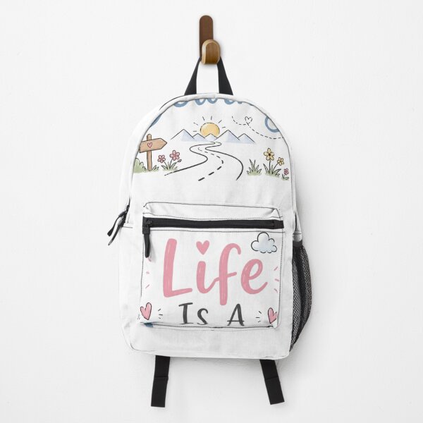 Item preview, Life Is A Journey Cute Travel Quote Design | Adventure Road Trip Typography Illustration designed and sold by Sanika arts .