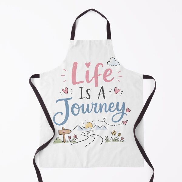 Item preview, Life Is A Journey Cute Travel Quote Design | Adventure Road Trip Typography Illustration designed and sold by Sanika arts .