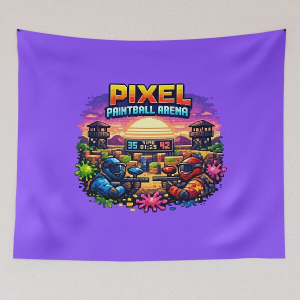 Item preview, Pixel Paintball Arena VR Gaming Shirt | Rec Room Gamer Virtual Reality Paintball Game VR Player Design designed and sold by mocci10.