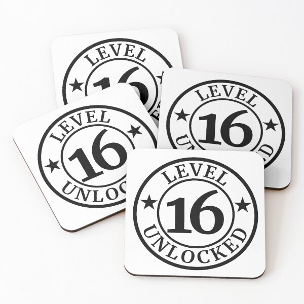 Item preview, Level 16 Unlocked | 16th Birthday Gamer designed and sold by highflycrafts.