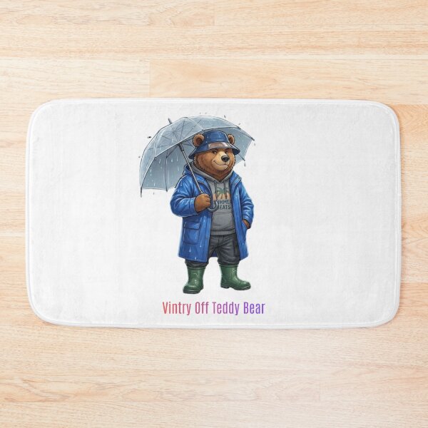 Item preview,  Teddy Bear in Rain Vintry Off designed and sold by VintryOff.