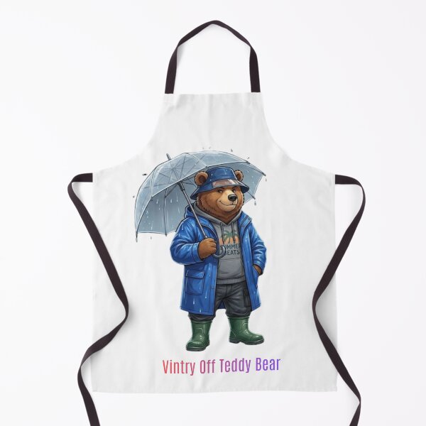 Item preview, Teddy Bear in Rain Vintry Off designed and sold by VintryOff.