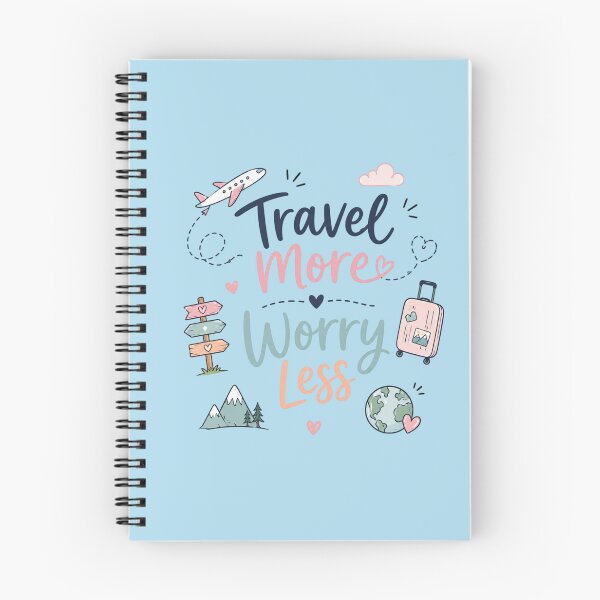 Item preview, Travel More Worry Less Cute Travel Quote Design | Adventure Lover Aesthetic designed and sold by Sanika arts .