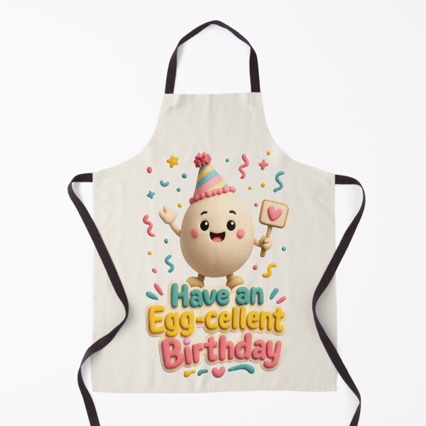 Item preview, Cute Egg Birthday Party - Have An Egg-cellent Birthday | Kawaii 3D Happy Birthday Art designed and sold by Moons Studio.