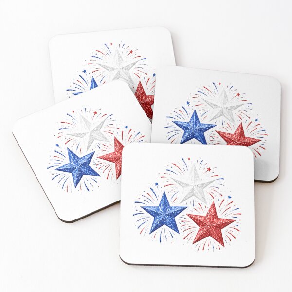 Item preview, Stars American Flag Fireworks 4th Of July Independence Day designed and sold by OlakunleOloroz.