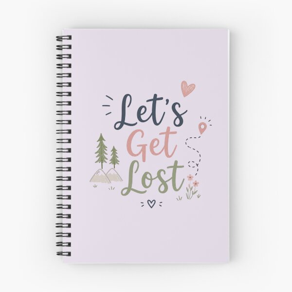Item preview, Let's Get Lost Cute Travel Quote Design | Wanderlust Adventure Typography | Minimalist Travel Lover Gift designed and sold by Sanika arts .