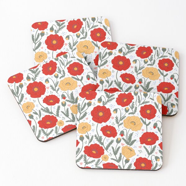 Item preview, Retro Poppy Field designed and sold by CJ Creations.