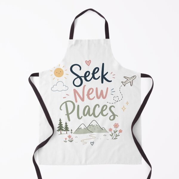 Item preview, Seek New Places Cute Travel Quote Design | Adventure Lover Aesthetic Wanderlust Typography designed and sold by Sanika arts .