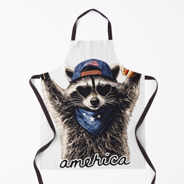 Item preview, Funny Raccoon 4th of July Patriotic America Shirt designed and sold by Kai4121.