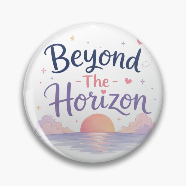 Item preview, Beyond The Horizon Cute Travel Quote | Pastel Adventure Aesthetic | Wanderlust Typography Design designed and sold by Sanika arts .