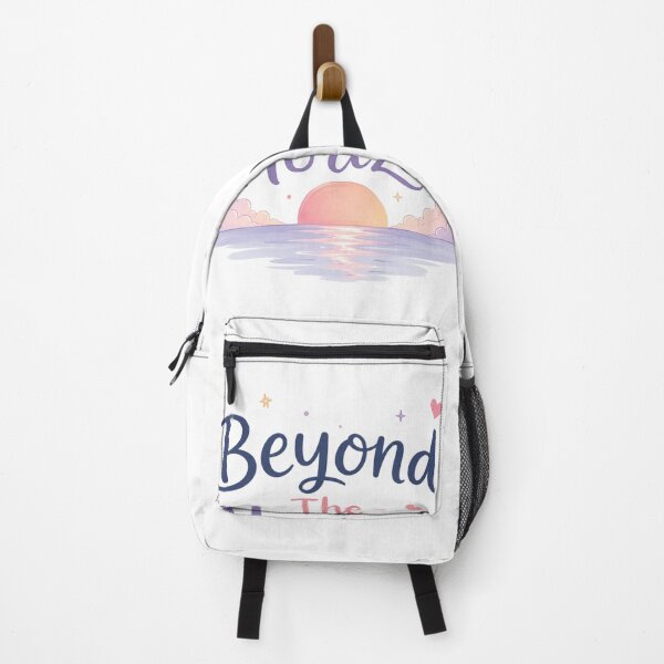 Item preview, Beyond The Horizon Cute Travel Quote | Pastel Adventure Aesthetic | Wanderlust Typography Design designed and sold by Sanika arts .