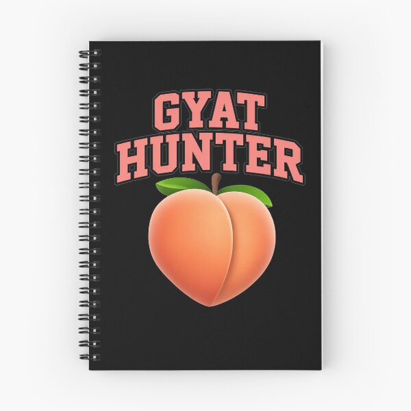 Item preview, GYAT Hunter Peach Emoji Internet Slang designed and sold by Flirt-Teez.