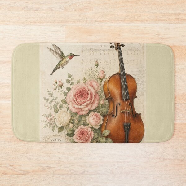 Item preview, Hummingbird Symphony Vintage Clippings Art designed and sold by LuluLeb.