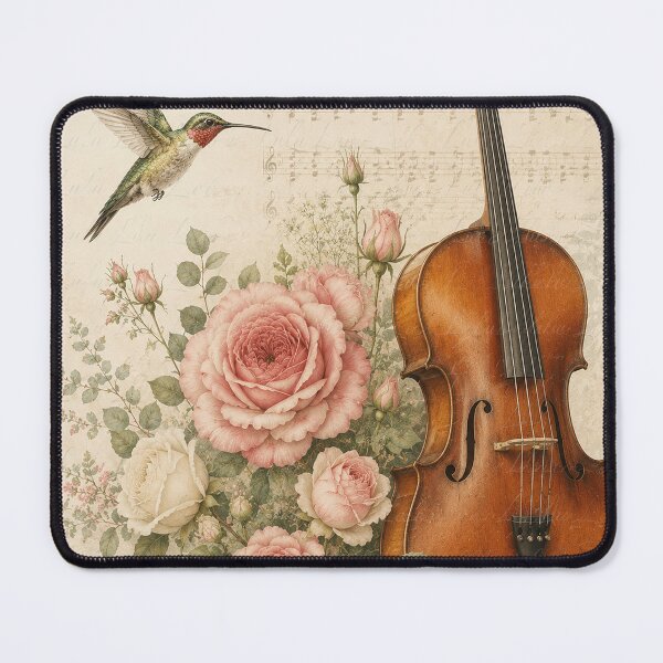 Item preview, Hummingbird Symphony Vintage Clippings Art designed and sold by LuluLeb.